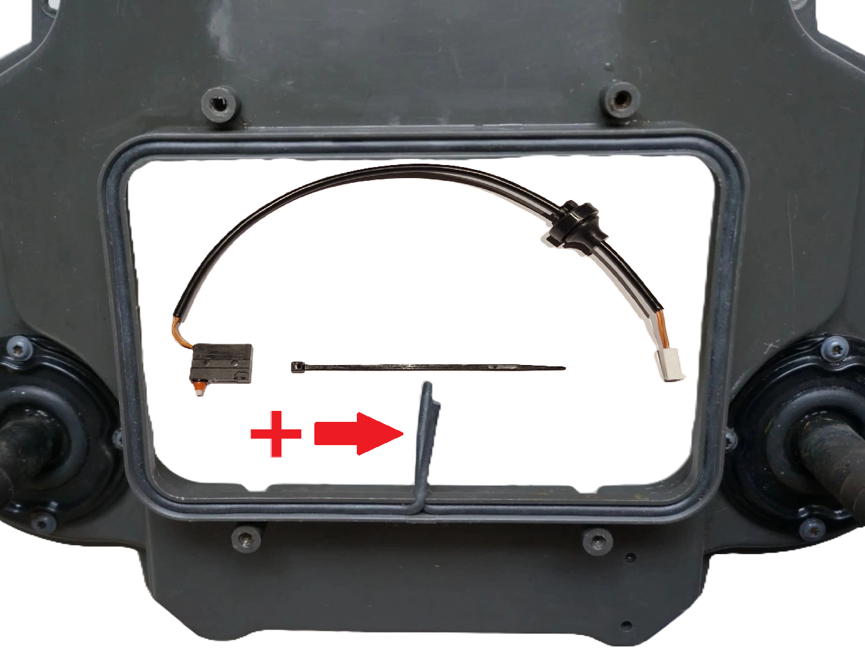 Micro switch and display cover seal 220AC 230ACX Husqvarna Automower