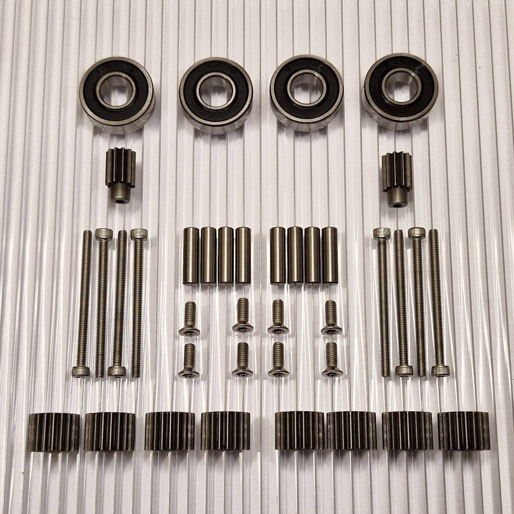 Reparationssæt til Husqvarna Automower 320 420 430X 440 450X 520 550 hjulmotor med 8x planetgear